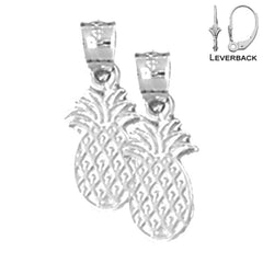 14K or 18K Gold Pineapple Earrings
