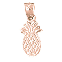 14K or 18K Gold Pineapple Pendant
