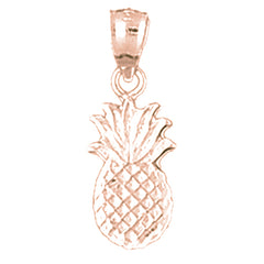 14K or 18K Gold Pineapple Pendant