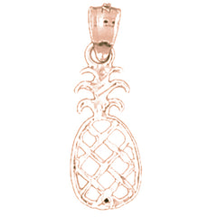 14K or 18K Gold Pineapple Pendant