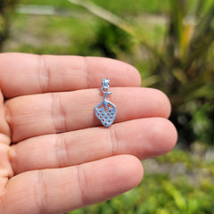 14K oder 18K Gold Erdbeeranhänger