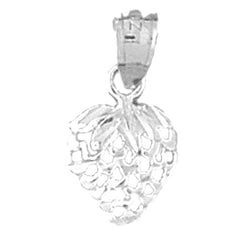 14K or 18K Gold Strawberry Pendant