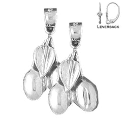 14K or 18K Gold 3D Cherries Earrings