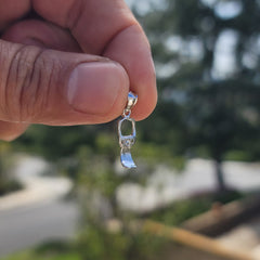 14K or 18K Gold 3D Can Opener Pendant