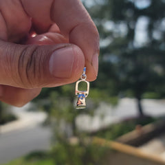 3D-Dosenöffner-Anhänger aus 14 Karat oder 18 Karat Gold