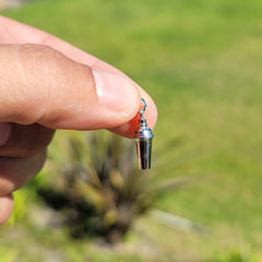 10K, 14K or 18K Gold 3D Martini Shaker Pendant