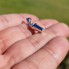 3D-Martini-Shaker-Anhänger aus 10 Karat, 14 Karat oder 18 Karat Gold