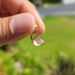 14K oder 18K Gold Teetasse Anhänger