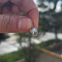 10K, 14K or 18K Gold 3D Crock Pot Pendant