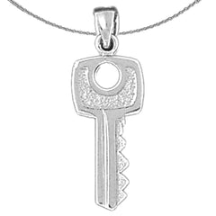 14K oder 18K Gold Schlüsselanhänger