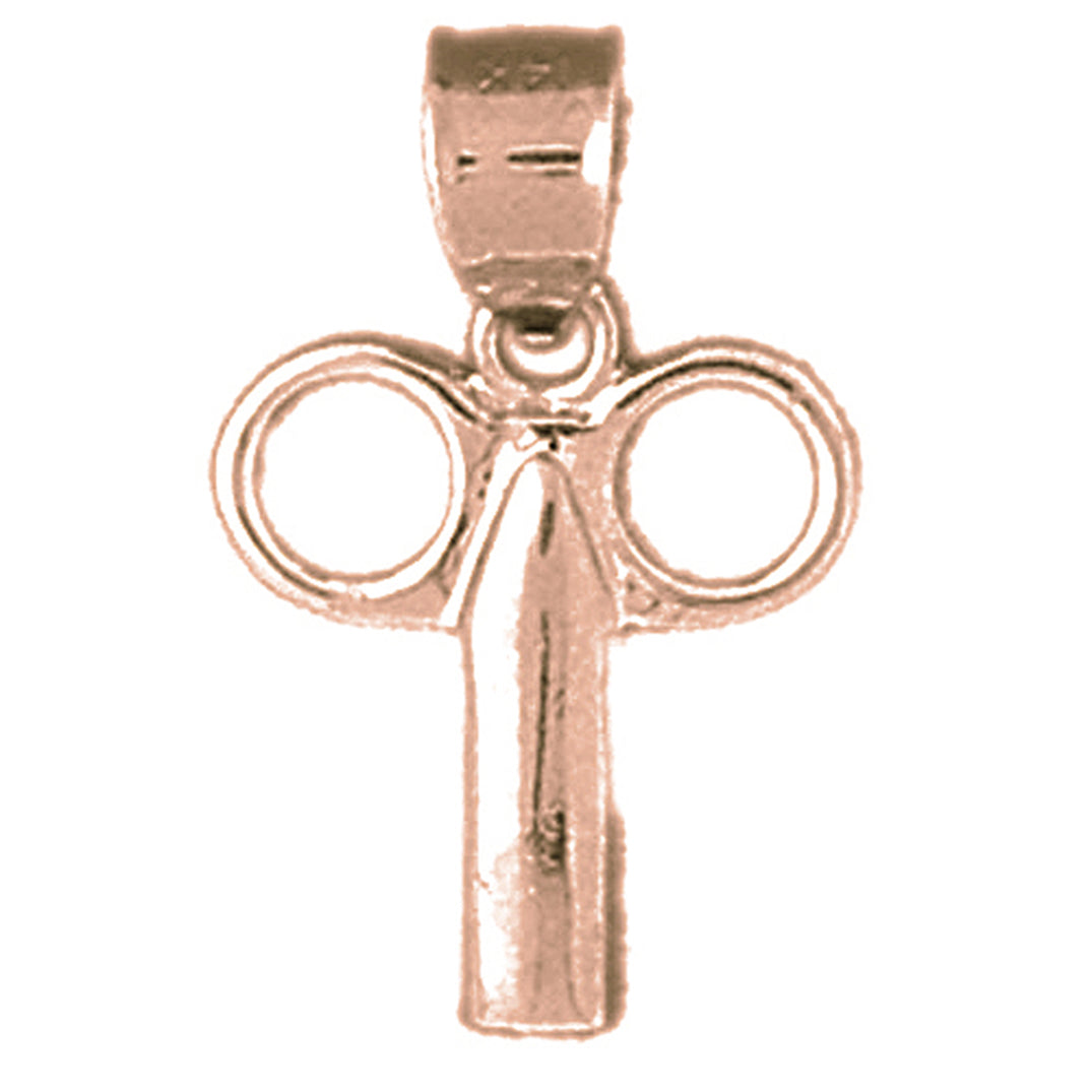 14K or 18K Gold Key Pendant