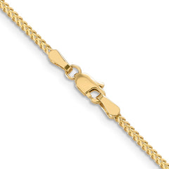 14K Yellow Gold 1.25mm Franco Chain