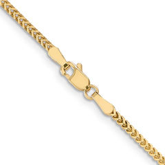 14K Yellow Gold 1.5mm Franco Chain