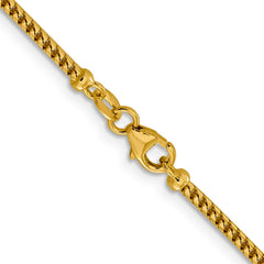 14K Yellow Gold 2mm Franco Chain
