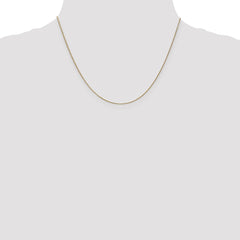 14K Yellow Gold .65mm Diamond-cut Spiga Chain