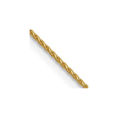 14K Yellow Gold .65mm Diamond-cut Spiga Chain