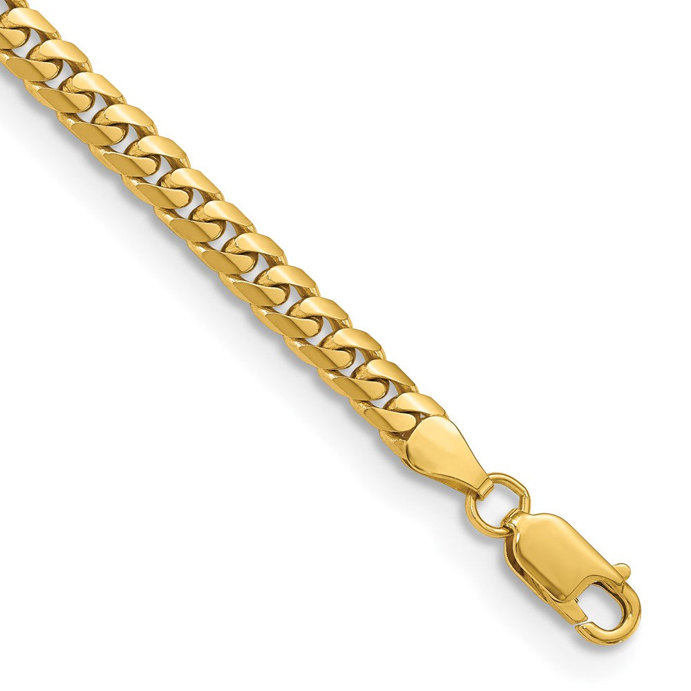 14K Yellow Gold 5mm Solid Miami Cuban Chain