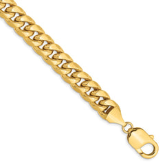 14K Yellow Gold 9.3mm Semi-Solid Miami Cuban Chain