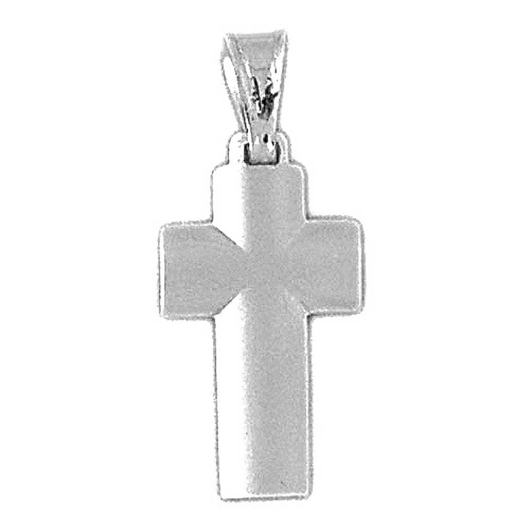 14K or 18K Gold Latin Cross Pendant