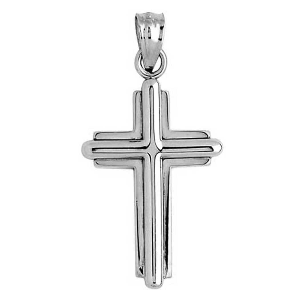 10K, 14K or 18K Gold Latin Cross Pendant