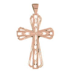 10K, 14K or 18K Gold Latin Cross Pendant