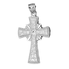 10K, 14K or 18K Gold Glory Cross Pendant