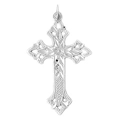 14K or 18K Gold Passion Cross Pendant