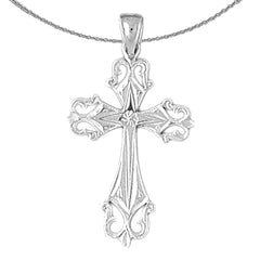 14K or 18K Gold Passion Cross Pendant