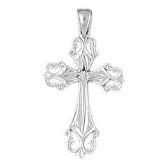 14K or 18K Gold Passion Cross Pendant