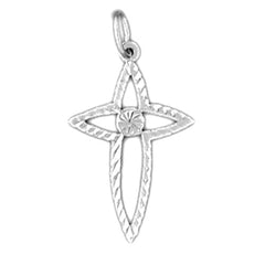 14K or 18K Gold Passion Cross Pendant