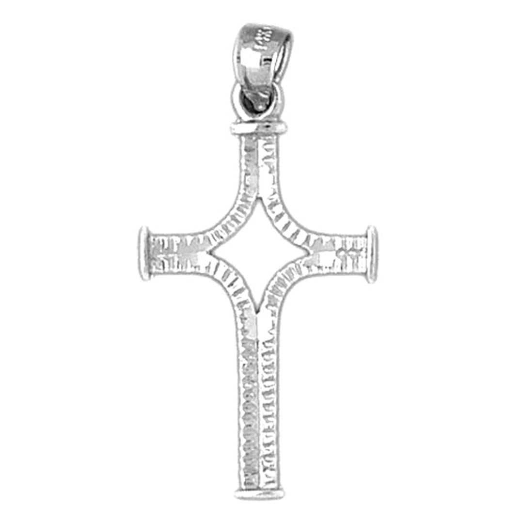 10K, 14K or 18K Gold Cross Pendant