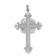 10K, 14K or 18K Gold Glory Cross Pendant