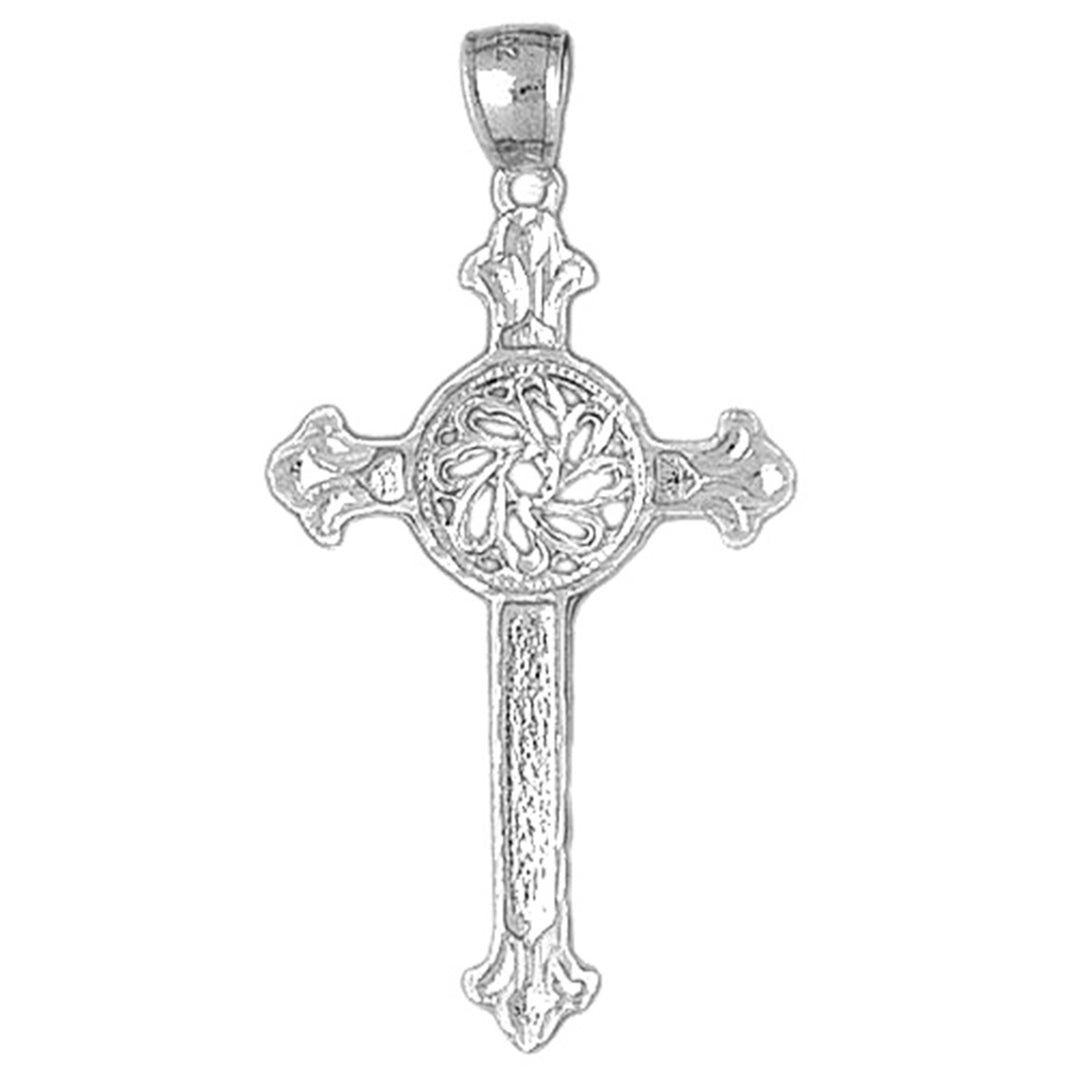 10K, 14K or 18K Gold Celtic Cross Pendant