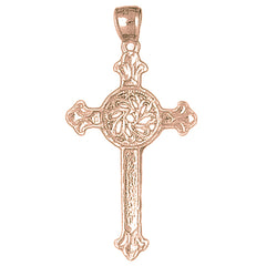 10K, 14K or 18K Gold Celtic Cross Pendant