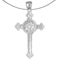 Keltischer Kreuzanhänger aus 10 Karat, 14 Karat oder 18 Karat Gold