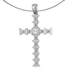 Colgante Cruz de Oro de 10K, 14K o 18K