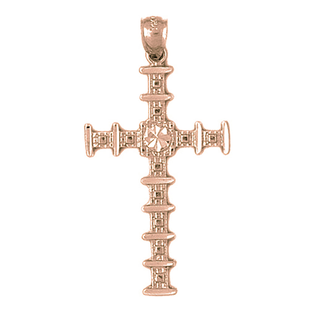10K, 14K or 18K Gold Cross Pendant