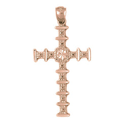 10K, 14K or 18K Gold Cross Pendant