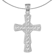 Keltischer Kreuzanhänger aus 10 Karat, 14 Karat oder 18 Karat Gold