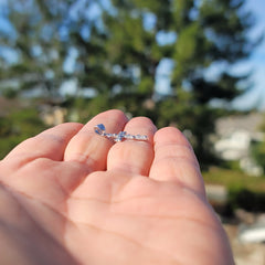 14K or 18K Gold Nugget Cross Pendant