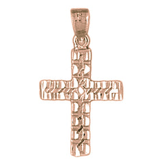 14K or 18K Gold Latin Cross Pendant