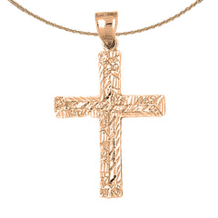10K, 14K or 18K Gold Latin Cross Pendant