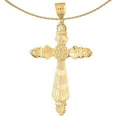 Kreuzanhänger aus 10 Karat, 14 Karat oder 18 Karat Gold