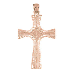 10K, 14K or 18K Gold Cross Pendant