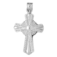 10K, 14K or 18K Gold Glory Cross Pendant