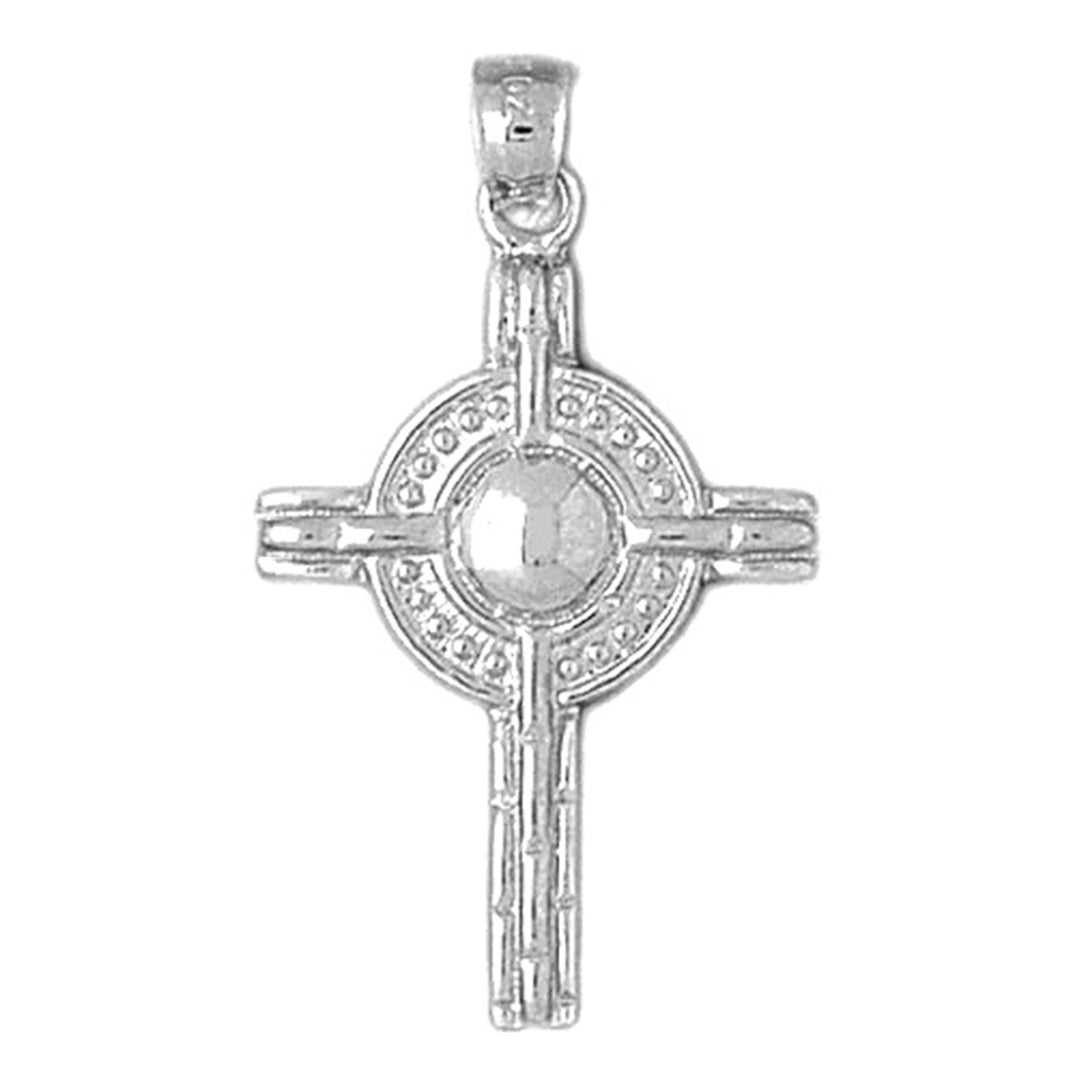 10K, 14K or 18K Gold Celtic Cross Pendant