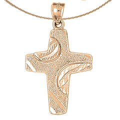 10K, 14K or 18K Gold Latin Cross Pendant
