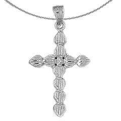 10K, 14K or 18K Gold Cross Pendant