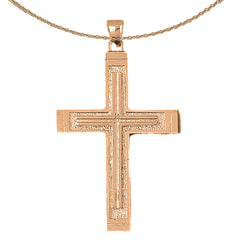 10K, 14K or 18K Gold Latin Cross Pendant