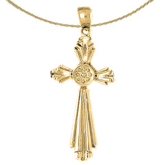 10K, 14K or 18K Gold Cross Pendant